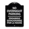 Signmission No Overnight Parking Prohibido Estacionarse Por La Noche Heavy-Gauge Alum, 24" x 18", BS-1824-23830 A-DES-BS-1824-23830 - alternate 1